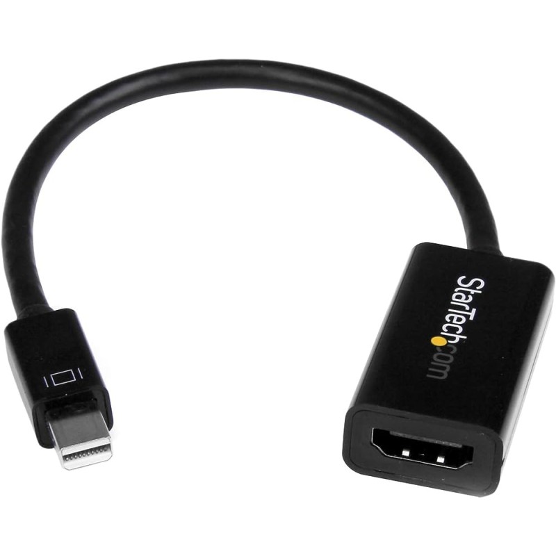 Adaptador StarTech MiniDisplayPort a HDMI 4K 30Hz Negro