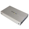 Carcasa de Unidad StarTech 3.5 USB 3 SATA SSD HDD Enclosure - UASP