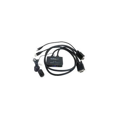 Cable StarTech Switch Conmutador KVM 2x VGA USB
