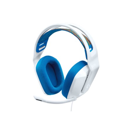 Diadema Auricular Logitech G335 Cable 3.5 mm Blanco Con Microfono