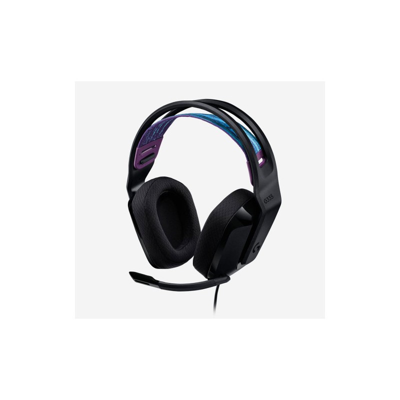 Diadema Auricular Logitech Gaming Cable 3.5 mm Negro Con Microfono