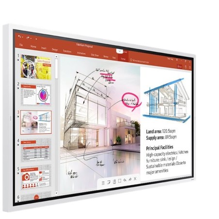 Monitor Pantalla Interactiva Samsung FLIP Pro 65" Pulgadas WM65B 16x7 4K Tactil 350nits HDMI USB