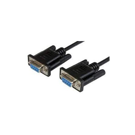 Cable StarTech 2m Black DB9 RS232 Null Modem Cable FF