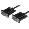 Cable StarTech 2m Black DB9 RS232 Null Modem Cable FF