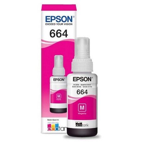 Botella De Tinta Epson 664 Magenta 70ml T664320-AL Original