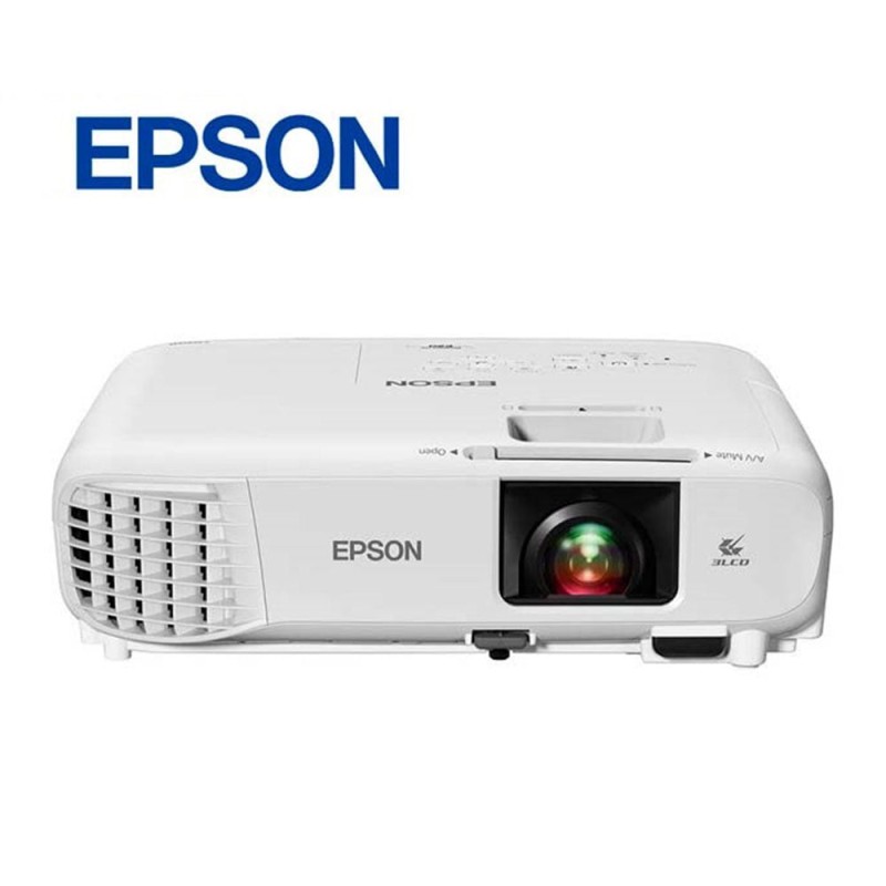 Video Proyector Epson PowerLite E20 3.400 Lumens 3LCD Blanco Color XGA + Presentador R400 Logitech