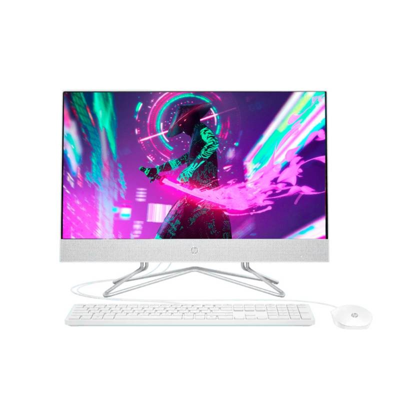 All In One HP 22-DD0546LA AMD Ryzen3 3250U 8GB 512GB SSD 21.5" FreeDOS Blanco