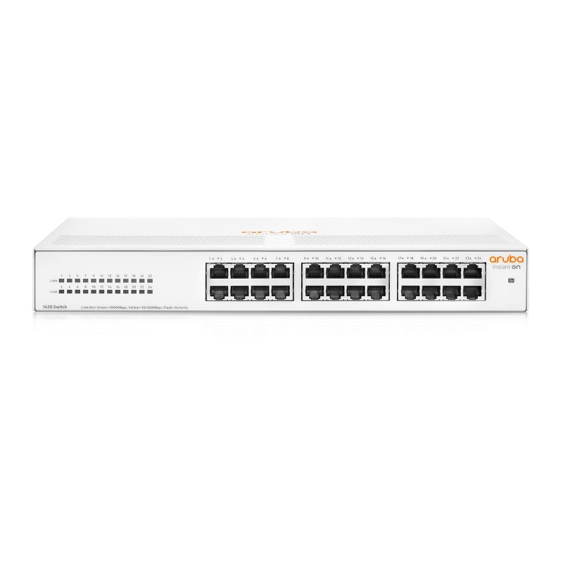 Switch HP Aruba Instant On 1430 24 Puertos Gigabit Capa 2 R8R49A No Administrable