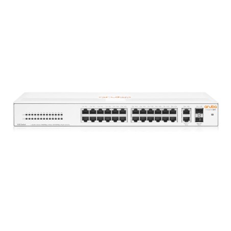 Switch HP Aruba Instant On 1430 26 Puertos Gigabit 2SFP Capa 2 R8R50A No Administrable