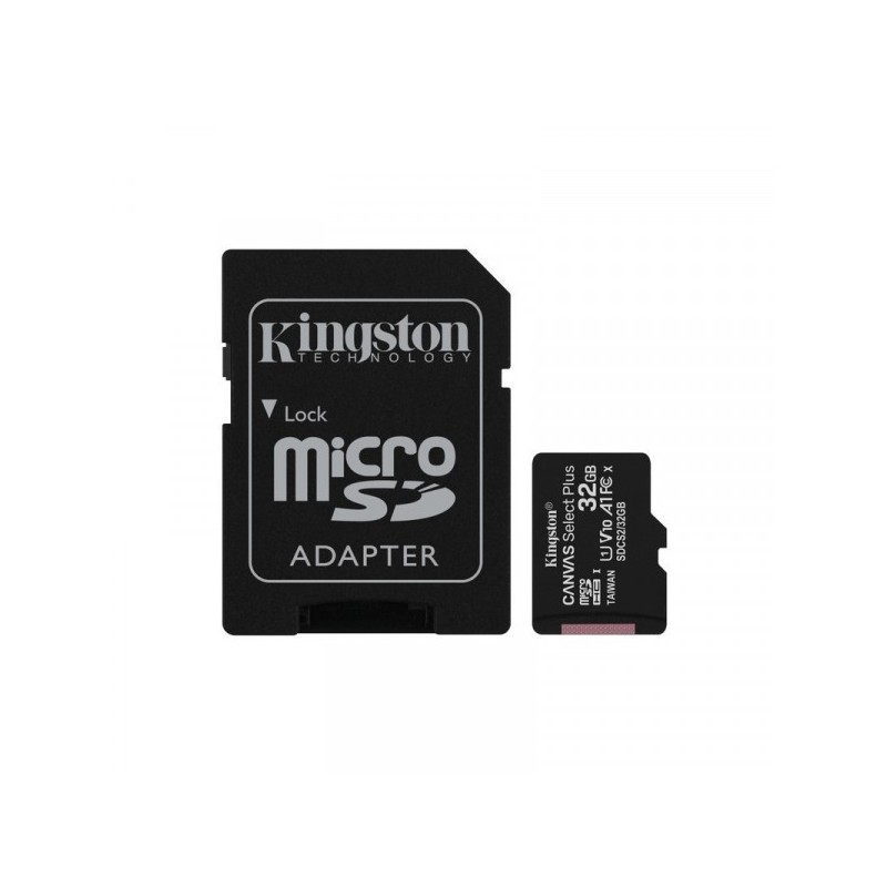 Memoria MicroSD 32GB Kingston Canvas Select Clase 10