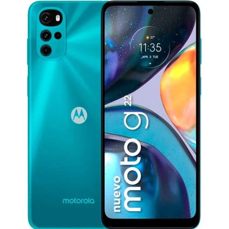Celular Smartphone Motorola Moto G22 6.53" Azul 4GB 128GB