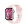 Apple Watch Serie 9 GPS 41mm Caja Aluminio Rosa Correa Deportiva Rosa Claro