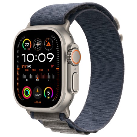 Apple Watch Ultra 2 GPS + Celular 49mm Caja Titanio Correa Loop Trail Azul Negra