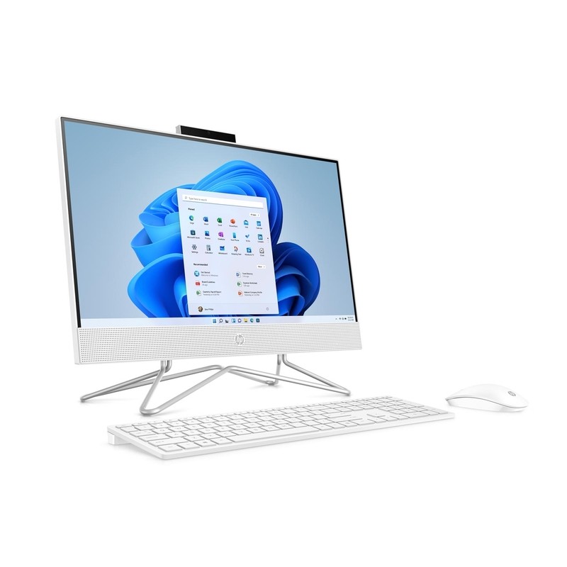 All In One HP 22-DD0542LA Ryzen3 8GB 512GB SSD 21.5" W11 Blanco