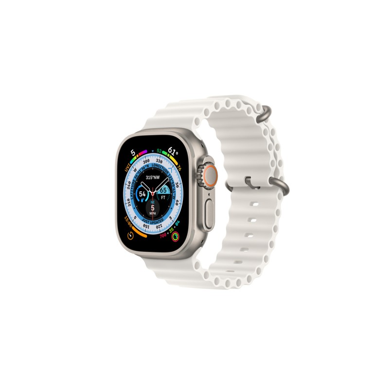 Apple Watch Ultra 2 GPS + Celular 49mm Caja Titanio Correa Ocean Blanca