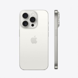 iPhone 15 Pro A17 Pro 6.1" 8GB 128GB Titanio Blanco USB-C A3102