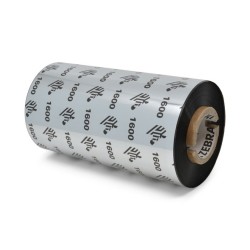 Cinta Zebra Cera 01600GT11030 110mm x 300Mts Caja x 24 Unidades ZD230 ZT ZM Z4M