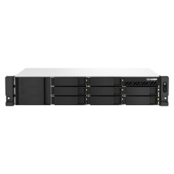 NAS Qnap TS-873AeU-RP 8 Bahias 2,5GbE Rack AMD Ryzen Fuente Redundante