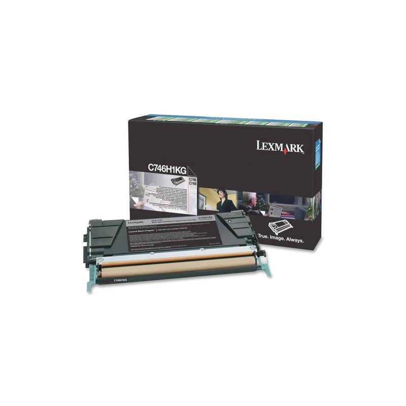 Toner Lexmark C746H1KG Negro 12.000 Paginas C746H1KG Original