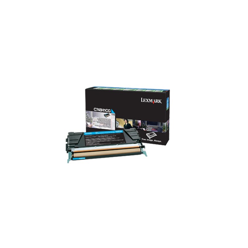 Toner Lexmark C748H1CG Cyan 10.000 Paginas C748H1CG Original