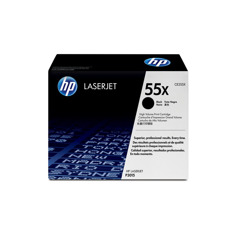 Toner HP 55X Negro 12.500 Paginas CE255X