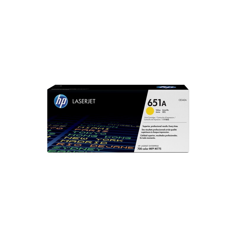 Toner HP 651A Amarillo 16.000 Paginas CE342A Original
