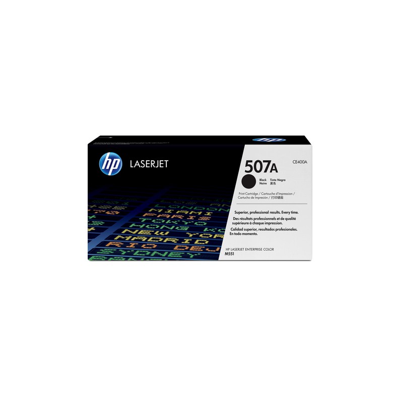 Toner HP 507A Negro 5.500 Paginas CE400A Original