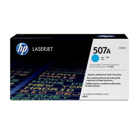 Toner HP 507A Cyan 6.000 Paginas CE401A Original