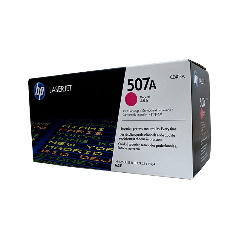 Toner HP 507A Magenta 6.000 Paginas CE403A Original