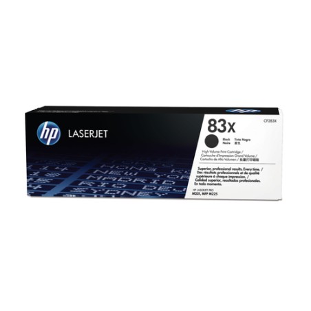 Toner HP 83X Negro 2.200 Paginas CF283X Original
