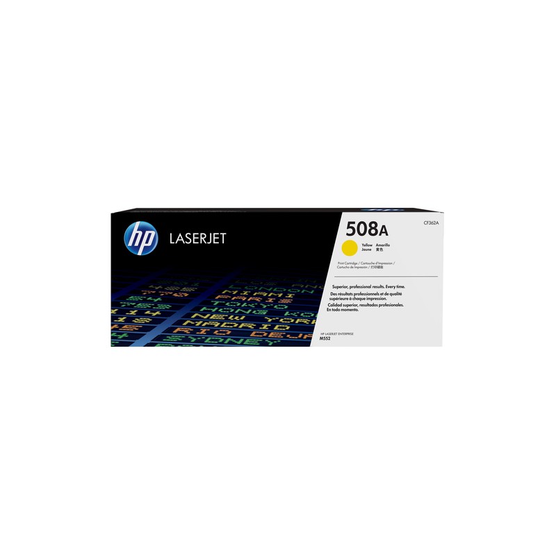 Toner HP 508A Amarillo 5.000 Paginas CF362A Original
