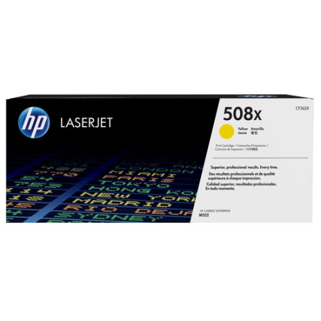 Toner HP 508X Amarillo 9.500 Paginas CF362X Original