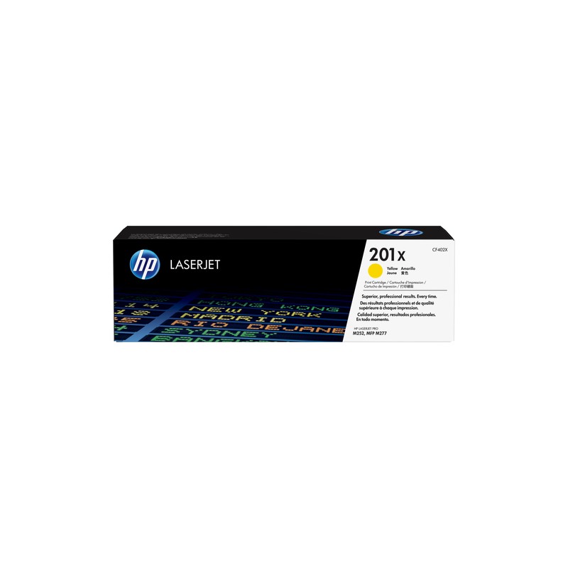 Toner HP 201X Amarillo 2.300 Paginas CF402X Original
