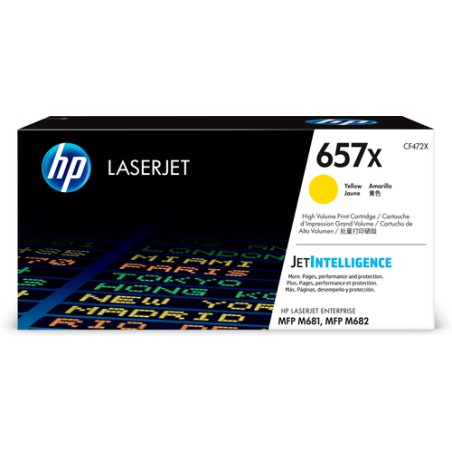 Toner HP 657X Amarillo 23.000 Paginas CF472X Original