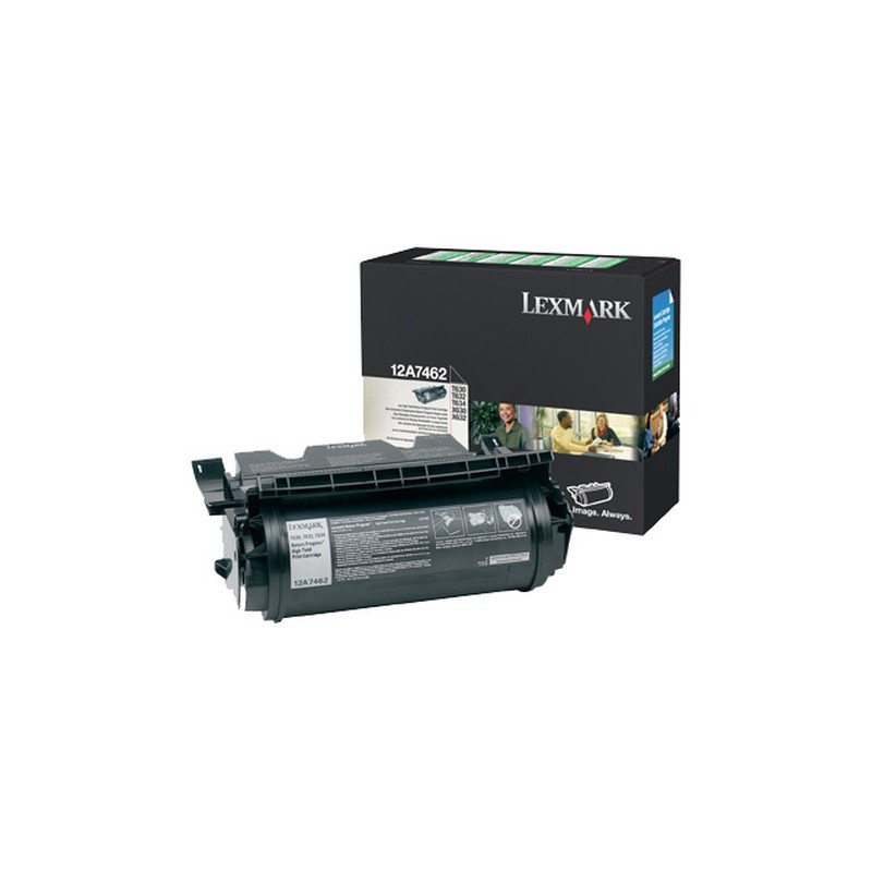 Toner Lexmark 12A7462 Negro 21.000 Paginas 12A7462 Original