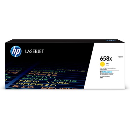 Toner HP 658X Amarillo 28.000 Paginas W2002X Original