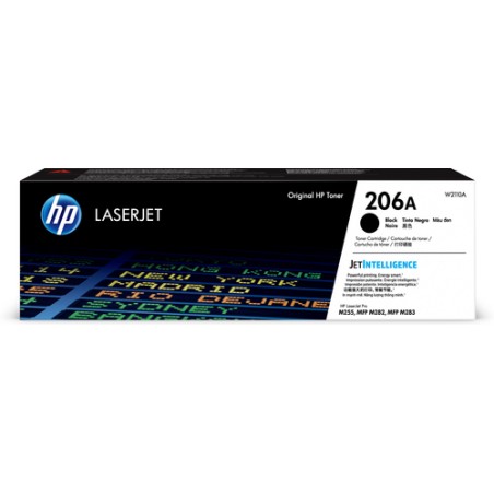 Toner HP 206A Negro 1.350 Paginas W2110A Original