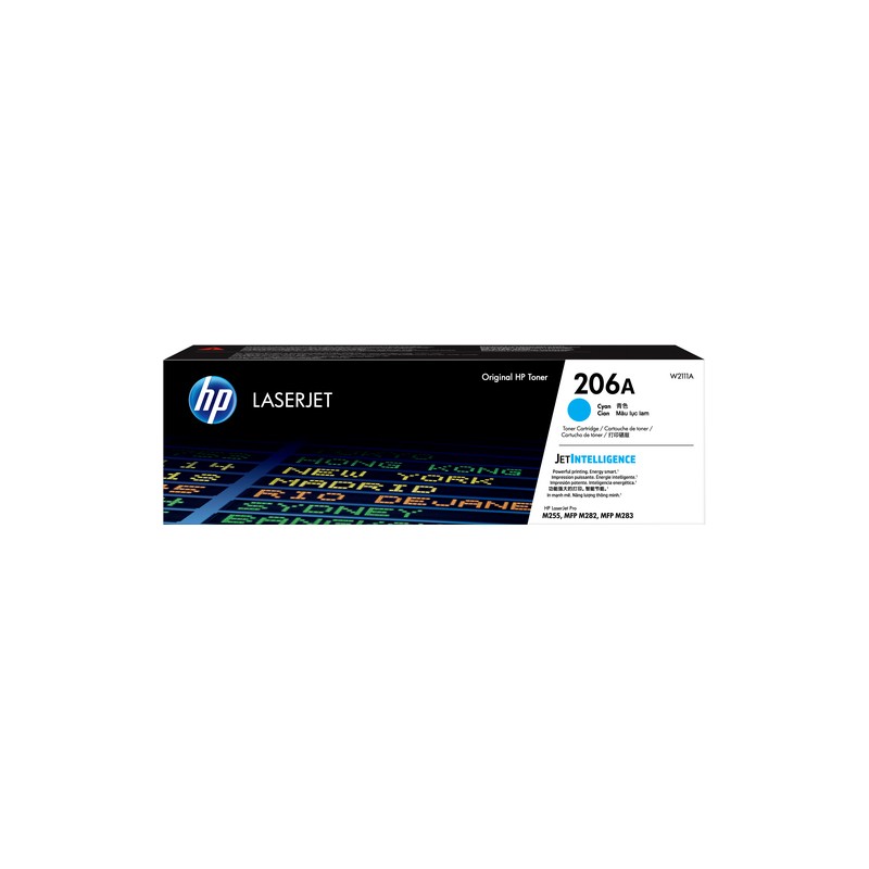 Toner HP 206A Cyan 1.250 Paginas W2111A Original