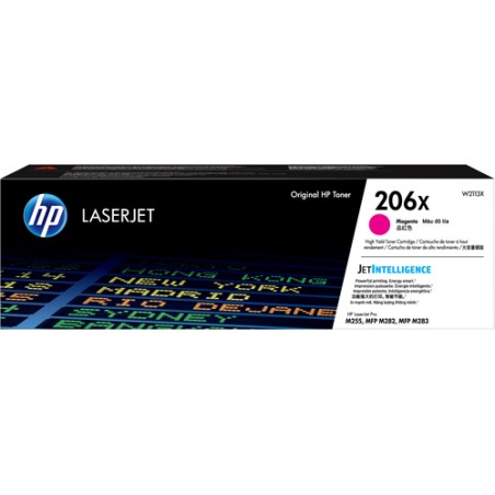 Toner HP 206X Magenta 2.450 Paginas W2113X Original
