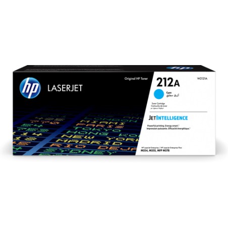 Toner HP 212A Cyan 4.500 Paginas W2121A Original