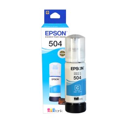 Botella De Tinta Epson 504 Cyan T504220 70ml 6.000 Paginas L4260 L14150 L6270