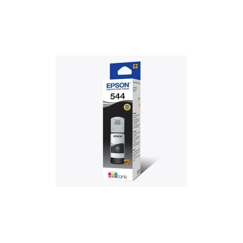 Botella De Tinta Epson 544 BK Negro T544120 65ml L3110 L3150 L1110 L5190