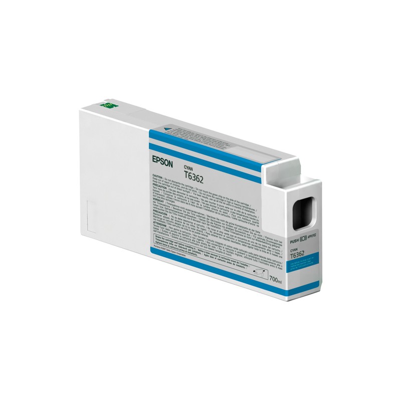 Cartucho De Tinta Epson T6362 Cyan 700ml UltraChrome HDR Plotter Stylus Pro 9700