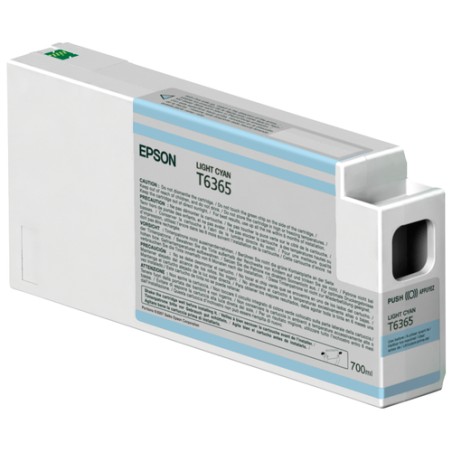 Cartucho De Tinta Epson T6365 Light Cyan 700ml UltraChrome HDR Plotter Stylus Pro 9700