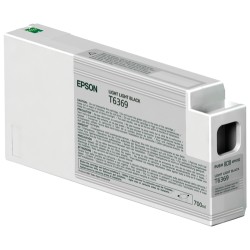 Cartucho De Tinta Epson T6369 Light Light Black 700ml UltraChrome HDR Plotter Stylus Pro 9700