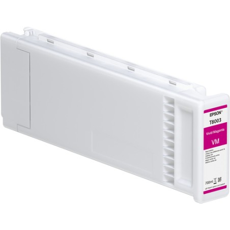 Cartucho De Tinta Epson T8003 Vivid Magenta 700ml UltraChrome PRO SureColor P10000 P20000