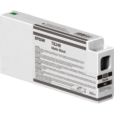 Cartucho De Tinta Epson T8248 Matte Black 350ml UltraChrome HDX/HD P6000 P8000 P7000 P9000