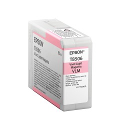 Cartucho De Tinta Epson T8506 Vivid Light Magenta 80ml SureColor P800