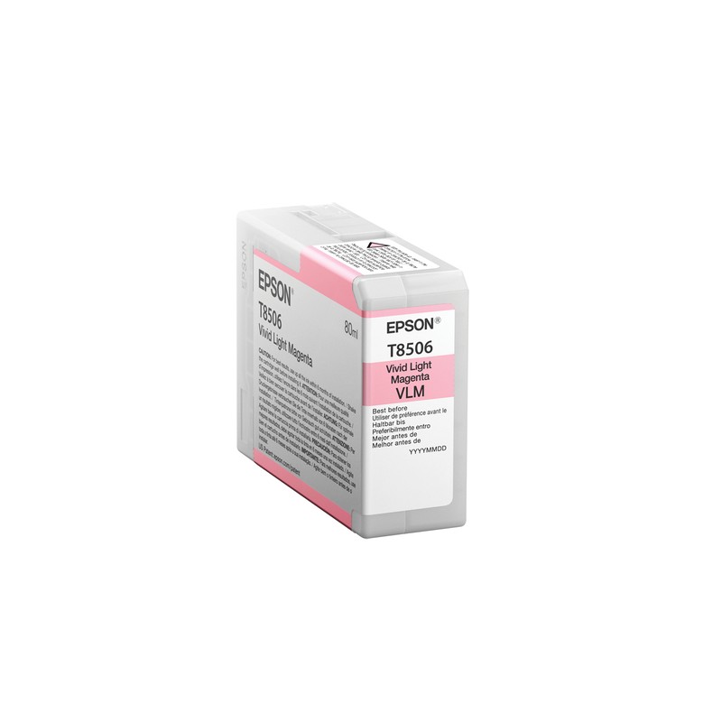 Cartucho De Tinta Epson T8506 Vivid Light Magenta 80ml SureColor P800