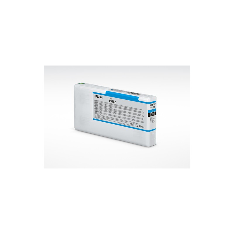 Cartucho De Tinta Epson T9132 Cyan Ultrachrome HDX 200ml SureColor P5000